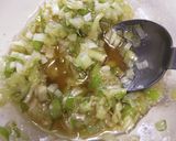 お豆腐をちぎったらねぎ塩で味つけ~作り方1写真