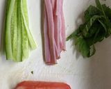 豆腐麺の冷やし中華　干肉辣醬ダレ作り方1写真