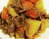 簡単！時短！フライパンで肉じゃが作り方5写真