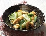ふわふわ卵とロメインレタスのソテー作り方6写真
