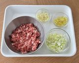 豚こまの崩しマーボー豆腐作り方1写真