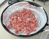 豚こまの崩しマーボー豆腐作り方4写真