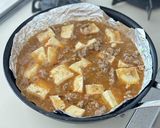 豚こまの崩しマーボー豆腐作り方8写真