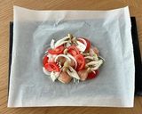 ささみとトマトの包み蒸し作り方3写真