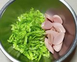 お好み焼き風ソーセージ入りホットケーキ作り方1写真