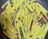カレー味のスティックさつまいも作り方2写真