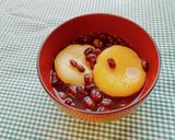 かぼちゃ・さつまいも団子入りパワーしるこ作り方9写真