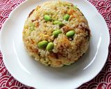 枝豆とあさりの佃煮のチャーハン♪作り方1写真