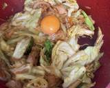 ヘルシー角豚キムチ野菜麺作り方17写真