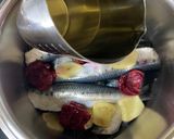 圧力鍋でイワシの梅風味酒蒸し作り方2写真