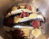 圧力鍋でイワシの梅風味酒蒸し作り方4写真
