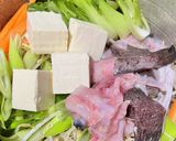 あんこうの切り身！味噌汁♪もやし葱野菜入作り方1写真