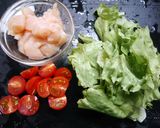 SDGs!ささみとレタスの外葉の炒め物作り方2写真