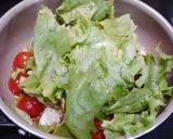 SDGs!ささみとレタスの外葉の炒め物作り方4写真