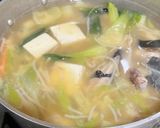 あんこうの切り身！味噌汁♪もやし葱野菜入作り方4写真