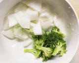 ピリ辛味噌焼豚味豚こま大根青椒肉絲風作り方5写真
