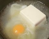湯豆腐より卵豆腐☆胃に優しい1人鍋☆風邪作り方1写真