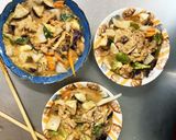 ピリ辛味噌焼豚味豚こま大根青椒肉絲風作り方15写真