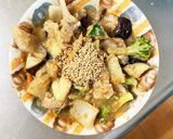 ピリ辛味噌焼豚味豚こま大根青椒肉絲風作り方17写真