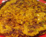 かぼちゃと豆腐のお好み焼き風作り方4写真