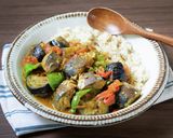 夏野菜ゴロゴロの鯖缶カレー作り方28写真