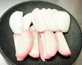 甘辛かまぼこ天かす丼作り方1写真