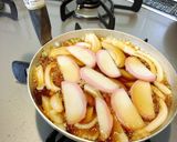 甘辛かまぼこ天かす丼作り方2写真