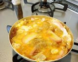 甘辛かまぼこ天かす丼作り方3写真