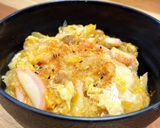 甘辛かまぼこ天かす丼作り方4写真