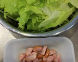 レタスチャーハン作り方1写真