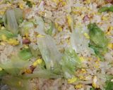 レタスチャーハン作り方7写真