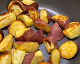 揚げずに簡単♪メープル大学芋作り方3写真