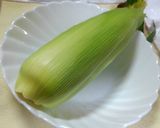 レンチンで茹でトウモロコシ：甘くて美味！作り方1写真