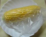 レンチンで茹でトウモロコシ：甘くて美味！作り方2写真