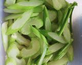 セロリのドレッシング漬作り方1写真