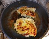チキンステーキトマトバジルチーズ乗せ作り方8写真