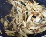山椒の実で♪ごぼうの山椒味噌炒め作り方5写真
