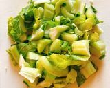 カリフラワーの細い茎の酢醤油漬け作り方3写真