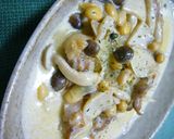 きのこたっぷり♡鶏肉と大豆のクリーム煮作り方15写真