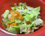 カラフルな野菜入りカツ丼作り方4写真