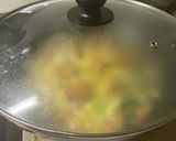 カラフルな野菜入りカツ丼作り方10写真