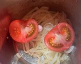 トマトと玉ねぎ鰹出汁の冷たいスープ作り方3写真