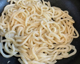 めんつゆ　簡単　焼きうどん作り方4写真