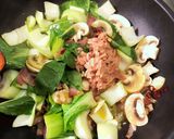 ピリっと大人味！辛味トマトクリームパスタ作り方4写真