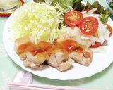 チキンステーキ☆醤油甘ダレ お弁当にも作り方12写真