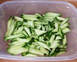 簡単！きゅうり&塩昆布&ごま油のあえもの作り方2写真
