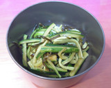簡単！きゅうり&塩昆布&ごま油のあえもの作り方5写真