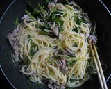 和風だし+塩昆布で絶品和風ぺペロンチーノ作り方3写真