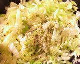 痩せ飯！キャベツとタマゴのお好み焼き風作り方4写真