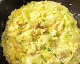 痩せ飯！キャベツとタマゴのお好み焼き風作り方6写真